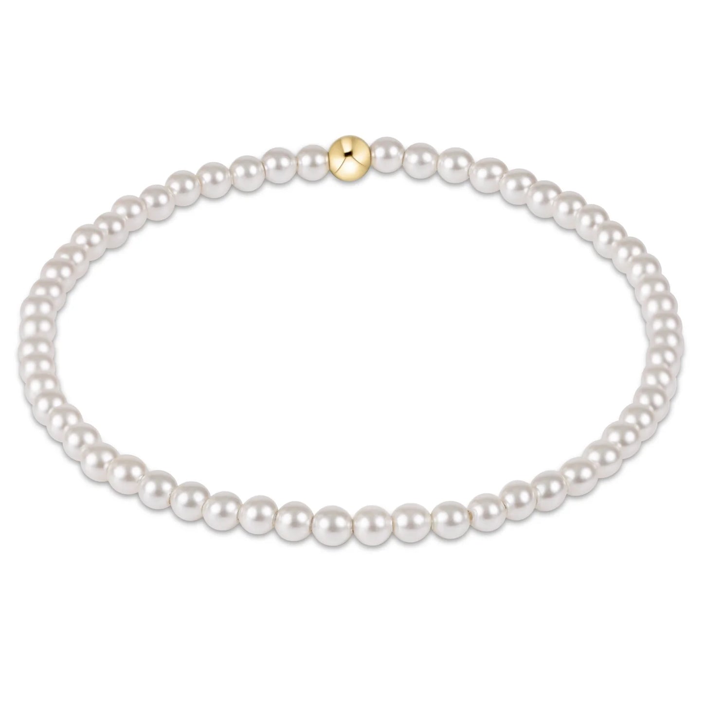 Classic Pearl 3mm Bead Bracelet