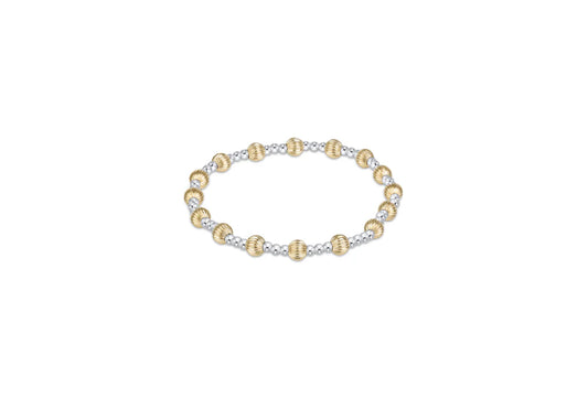 Dignity Sincerety Mixed Metal 6mm Bracelet