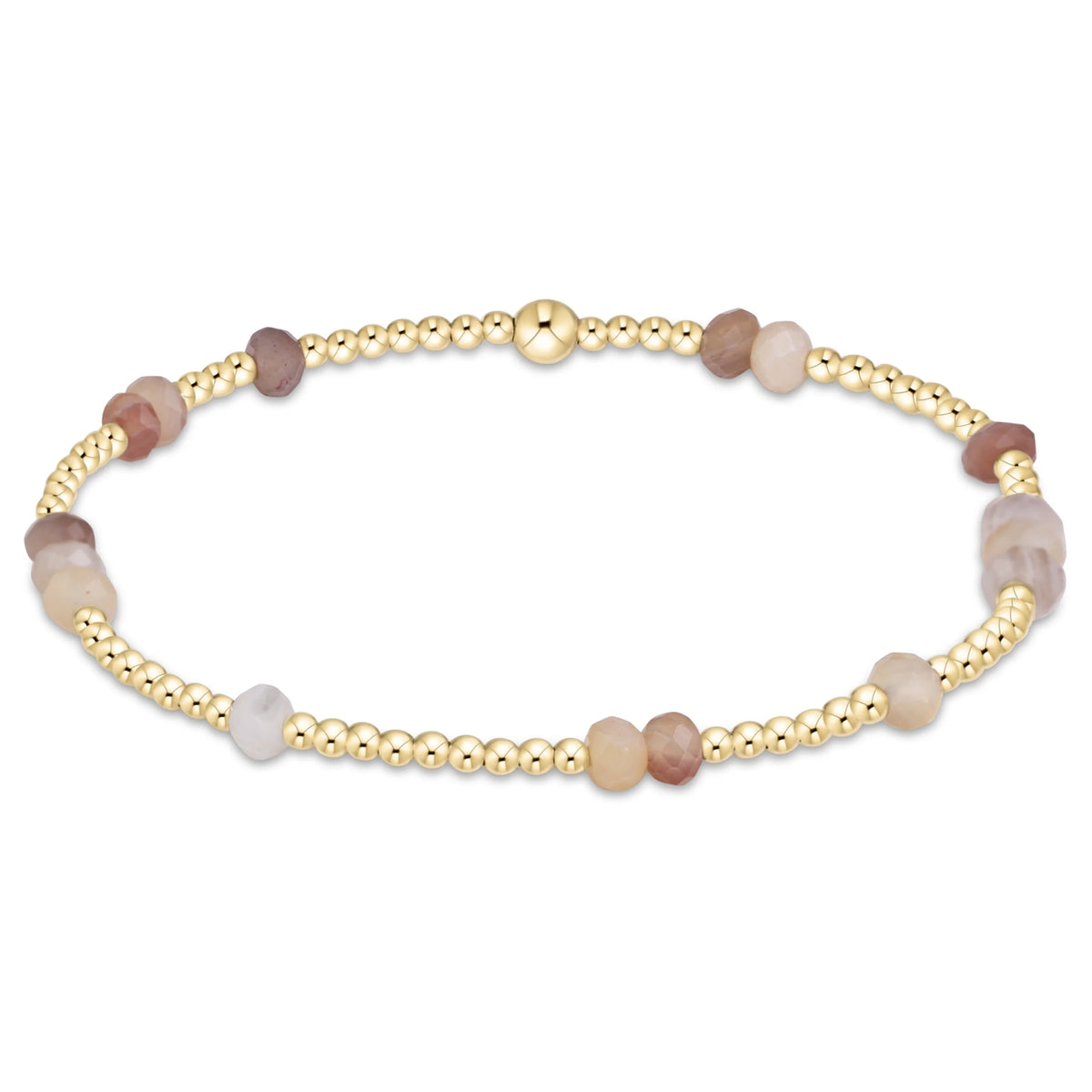 Hope Unwritten Gemstone 4mm Bracelet- Botswana Agate