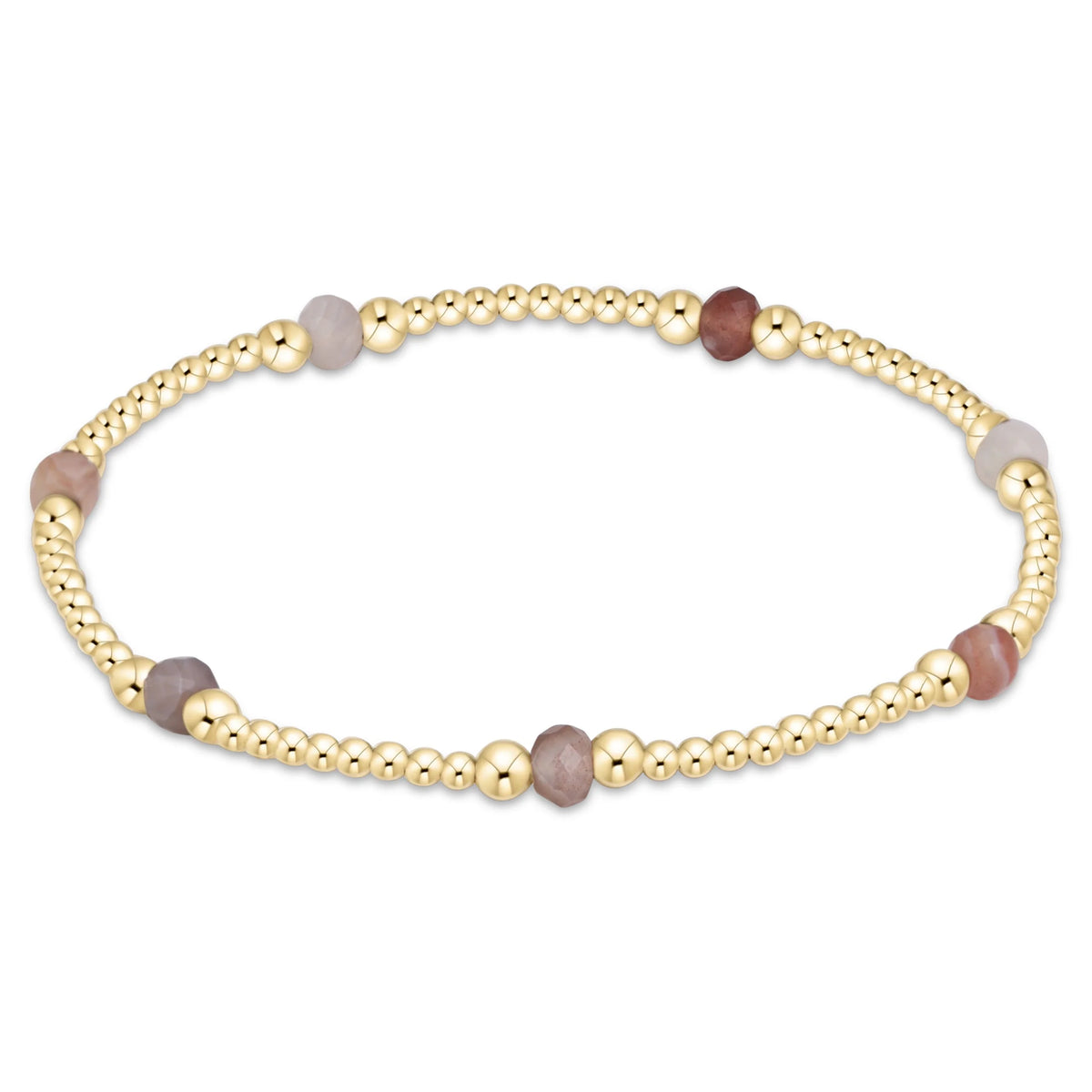 Purpose Gemstone 4mm Bracelet- Botswana Agate