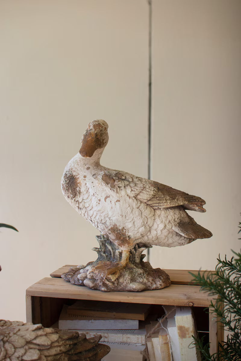Faux Concrete Duck