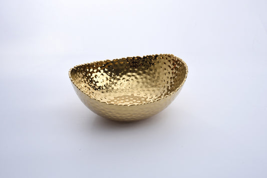 Large Oval Bowl - Gold
