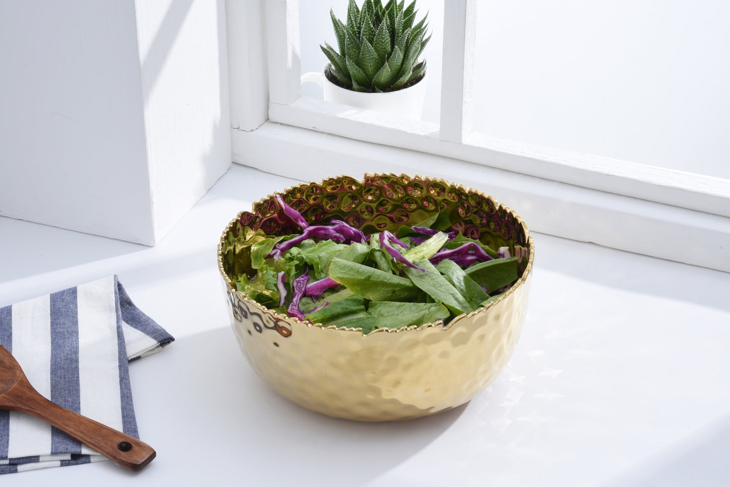 Large Round Bowl - Gold