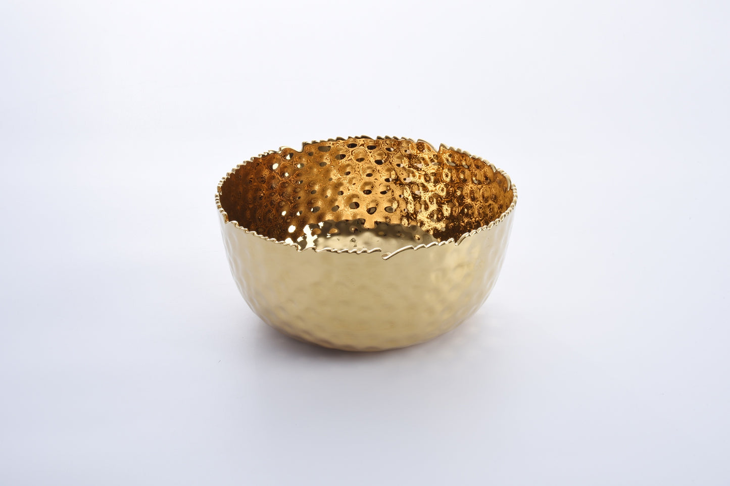 Large Round Bowl - Gold