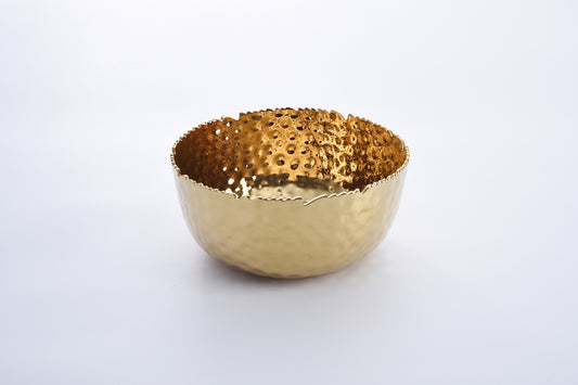 Large Round Bowl - Gold