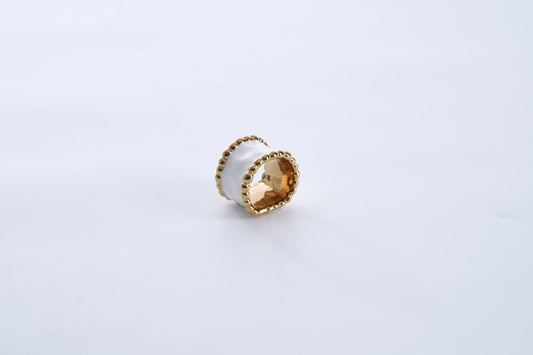 Napkin Rings - Set of 4 - Golden Salerno