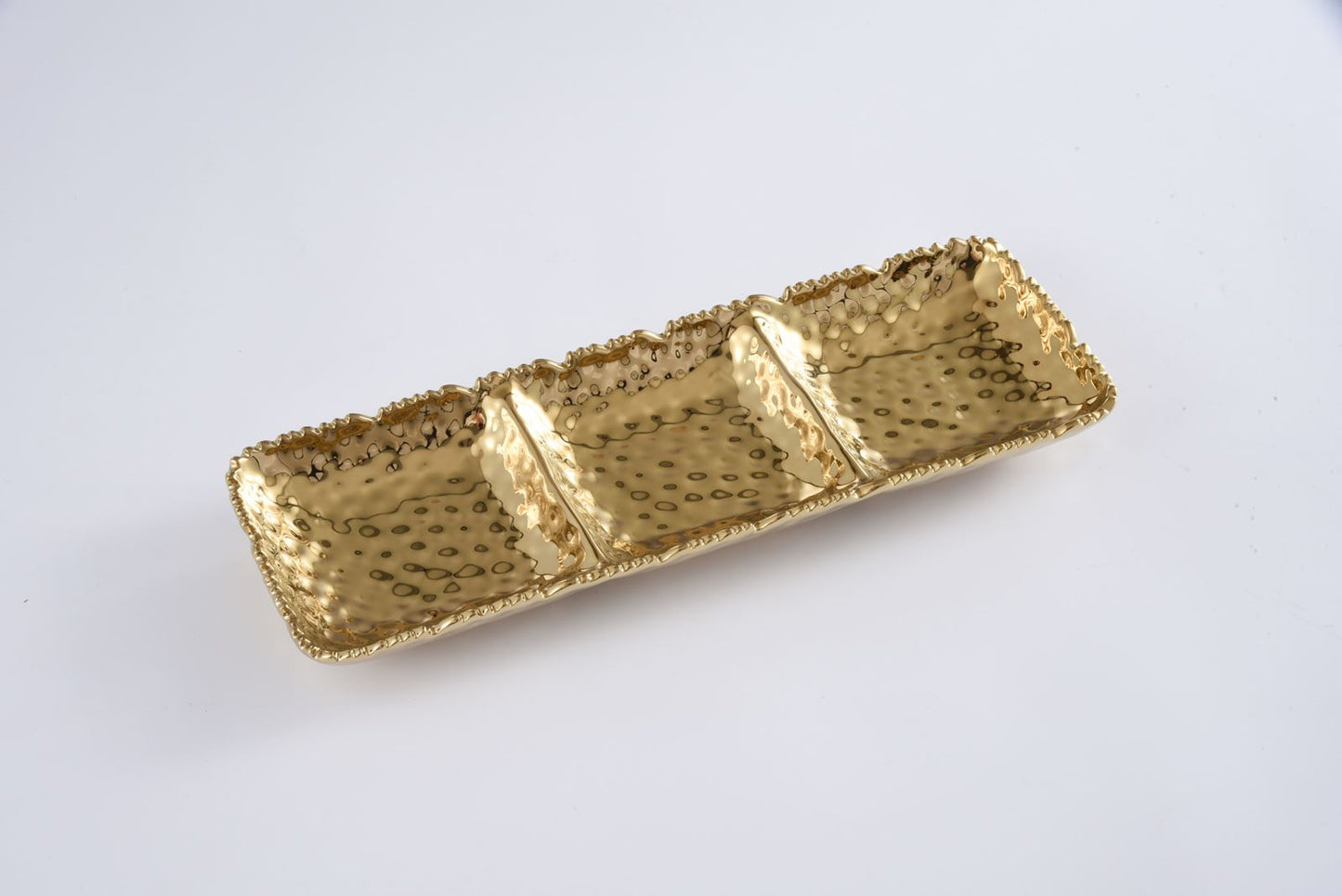 3 Section Serving Piece - Golden Millennium