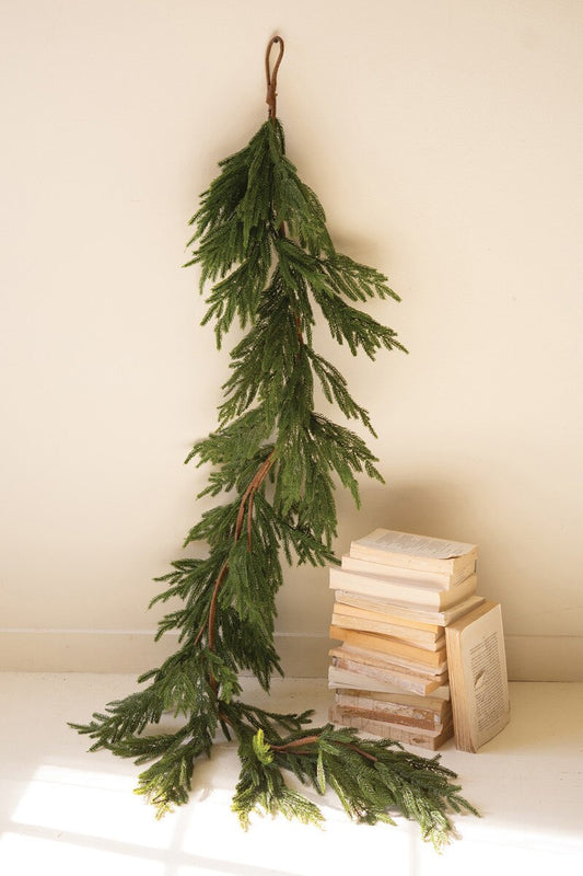 Faux Fir Garland