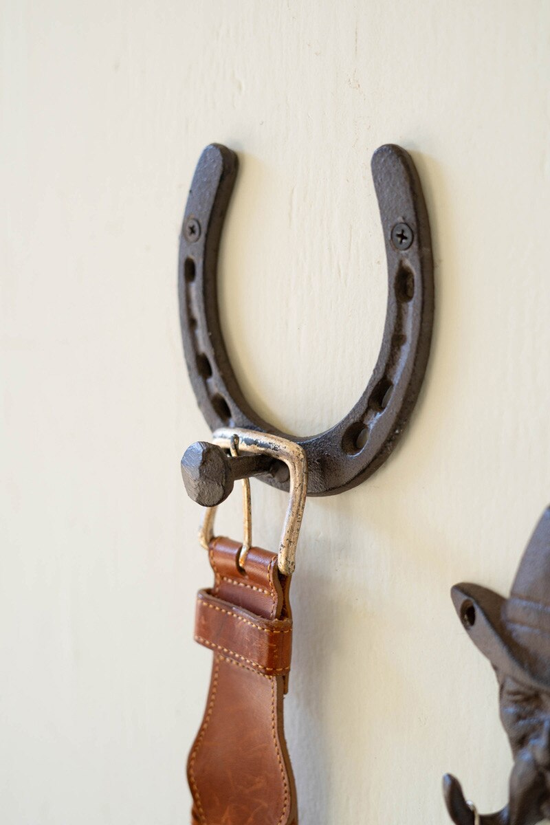 Cast Iron Horseshoe Hook