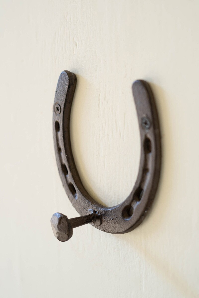 Cast Iron Horseshoe Hook