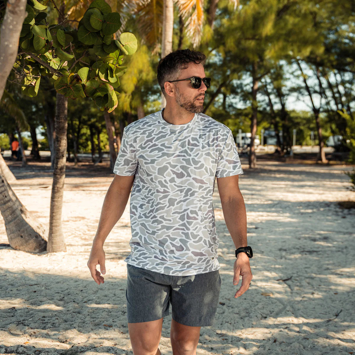 Go To Tee - White Camo