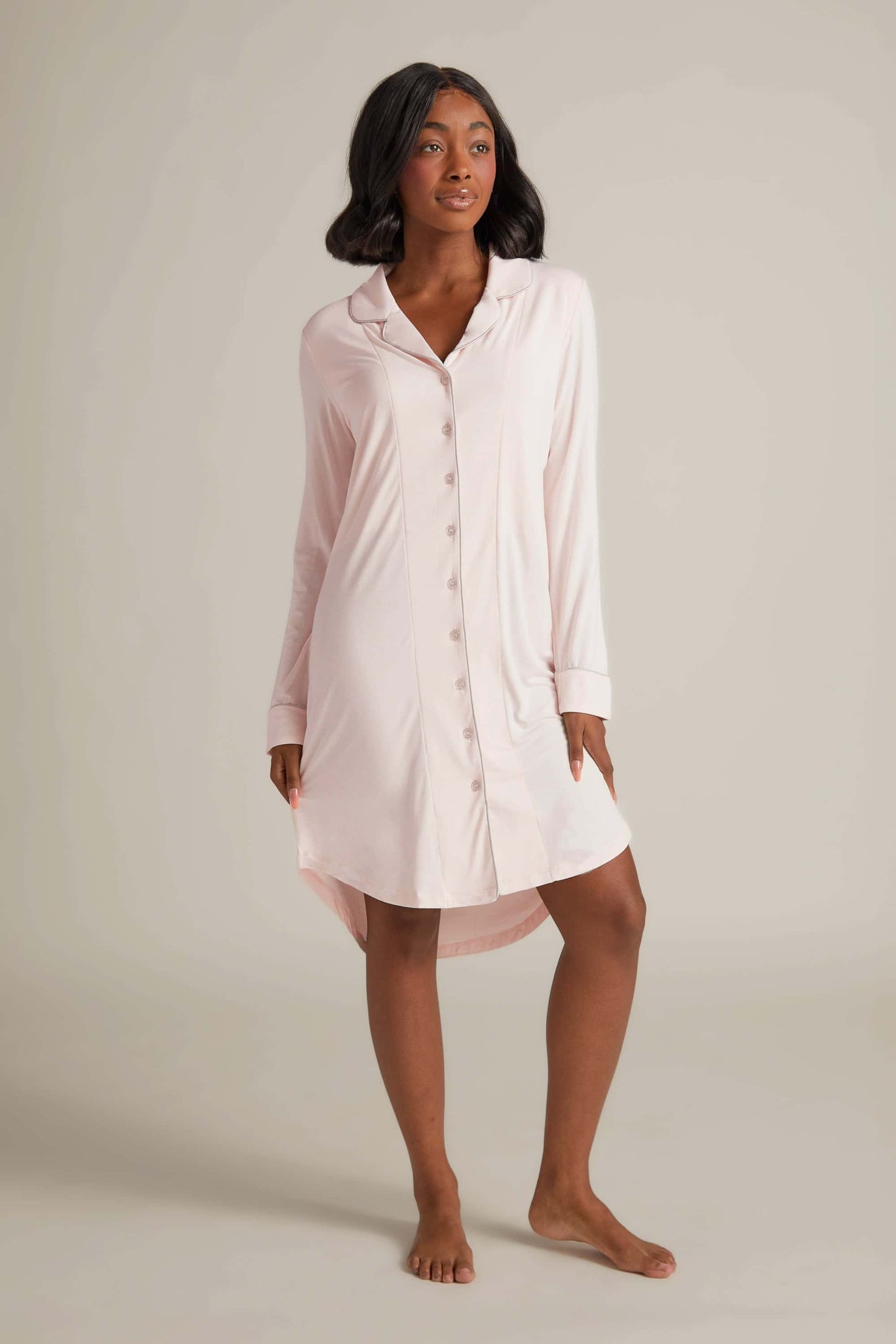 Boyfriend Nigthshirt-Pink