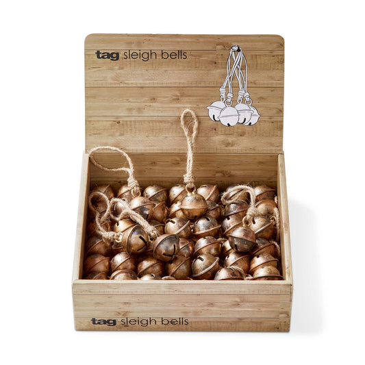 Mini Sleigh Hanging Bell Assortment Of 48