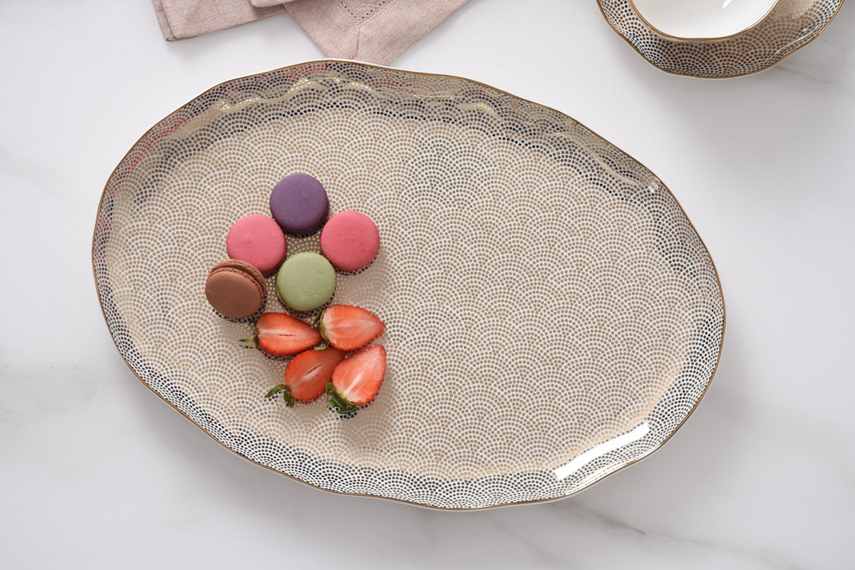 Large Oval Platter - Monaco
