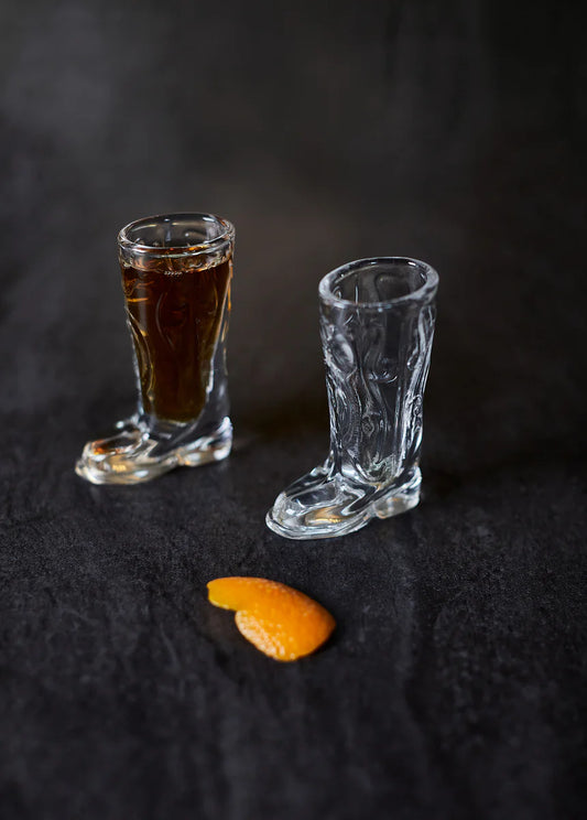 Cowboy Boot Shot Glasses Set of Two