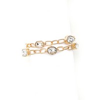Goldie Gold Clear Bracelet
