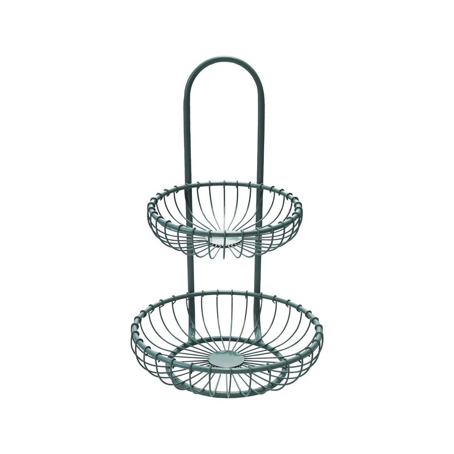 Mint Metal 2-Tier Basket