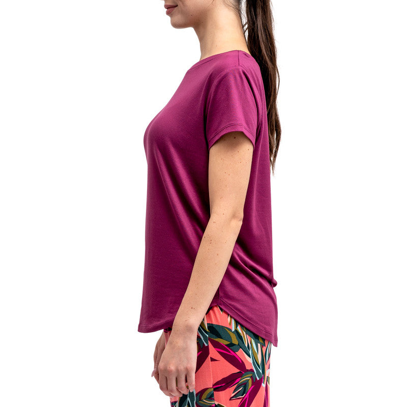 Dream Tee Plum Loungewear Top