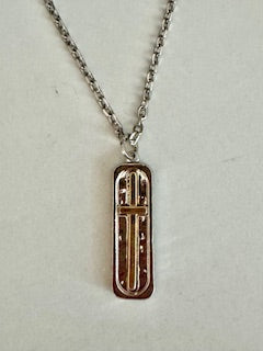 Boda Silver Gold Necklace