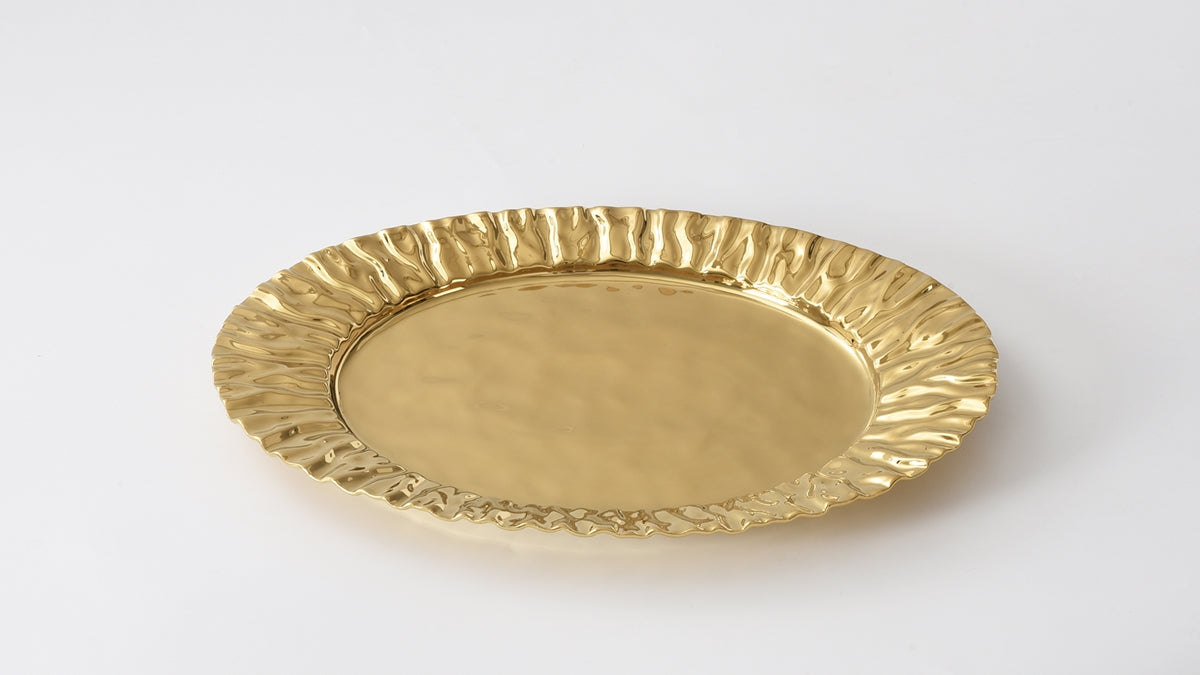 Large Platter - Gold