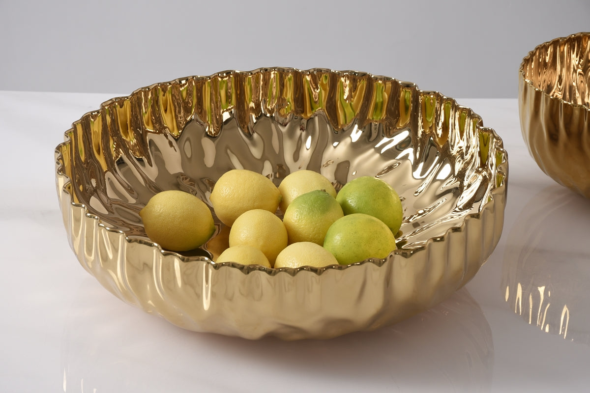 Extra Large Shallow Bowl - Mascali D’oro