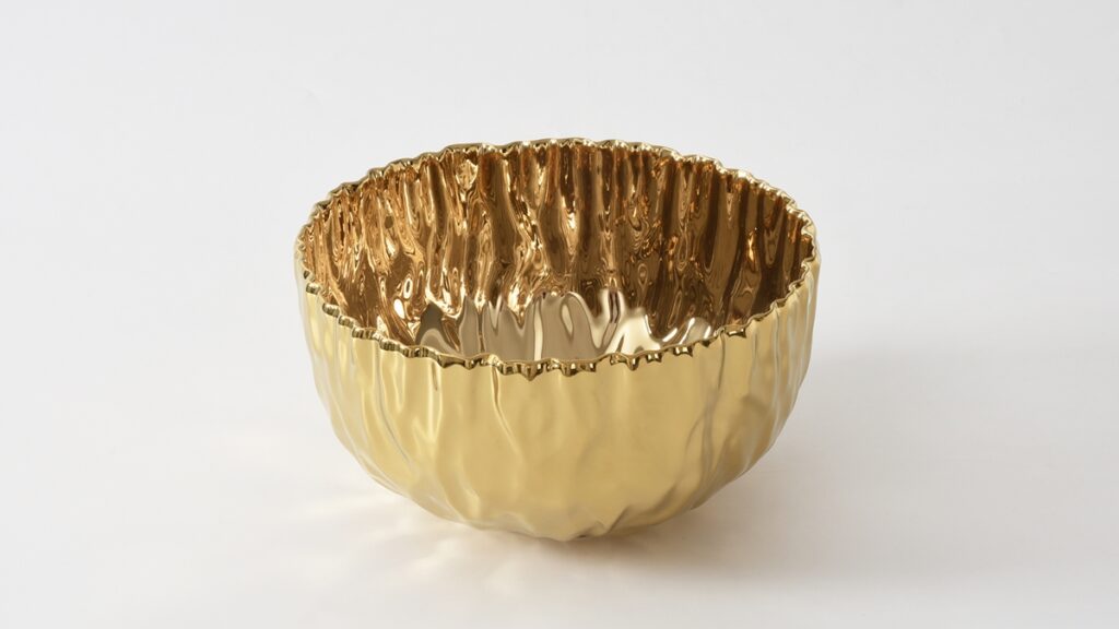Gold Large Bowl