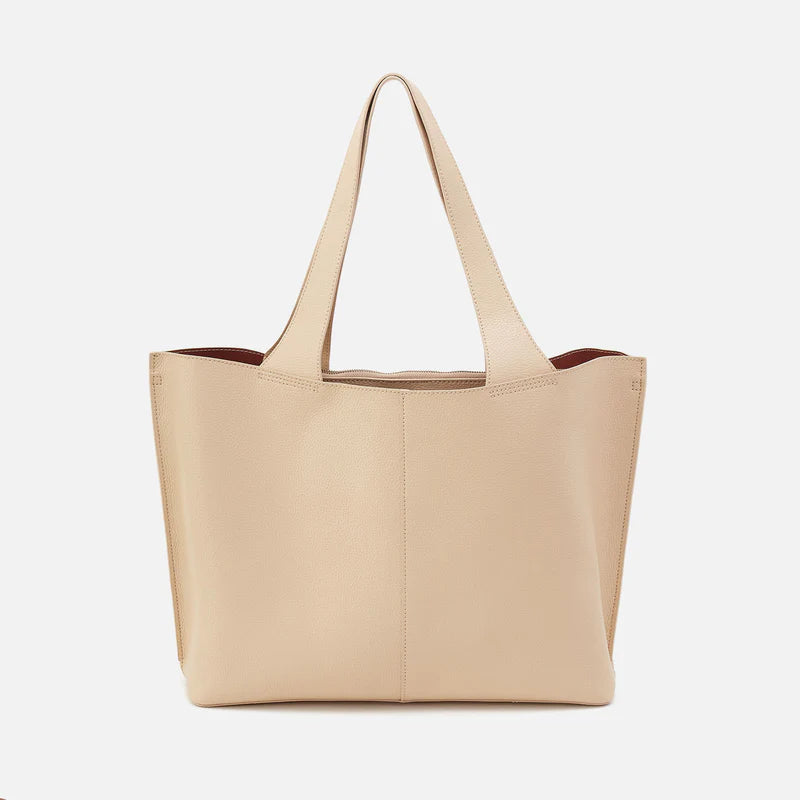 Vida Large Tote In Micro Pebbled Leather