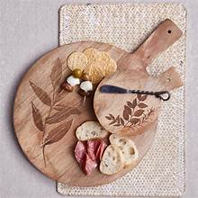 Leaf Embossed Small Serving Board