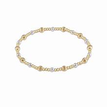 Dignity Sincerity Gold 6mm Bracelet - Pearl