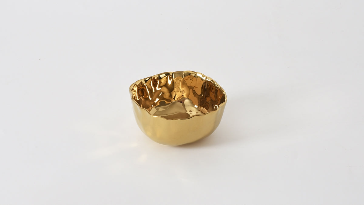Snack Bowl - Portofino Gold