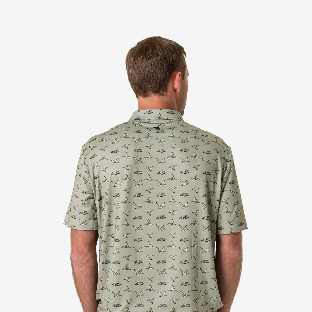 Performance Polo - Flying Ducks Green