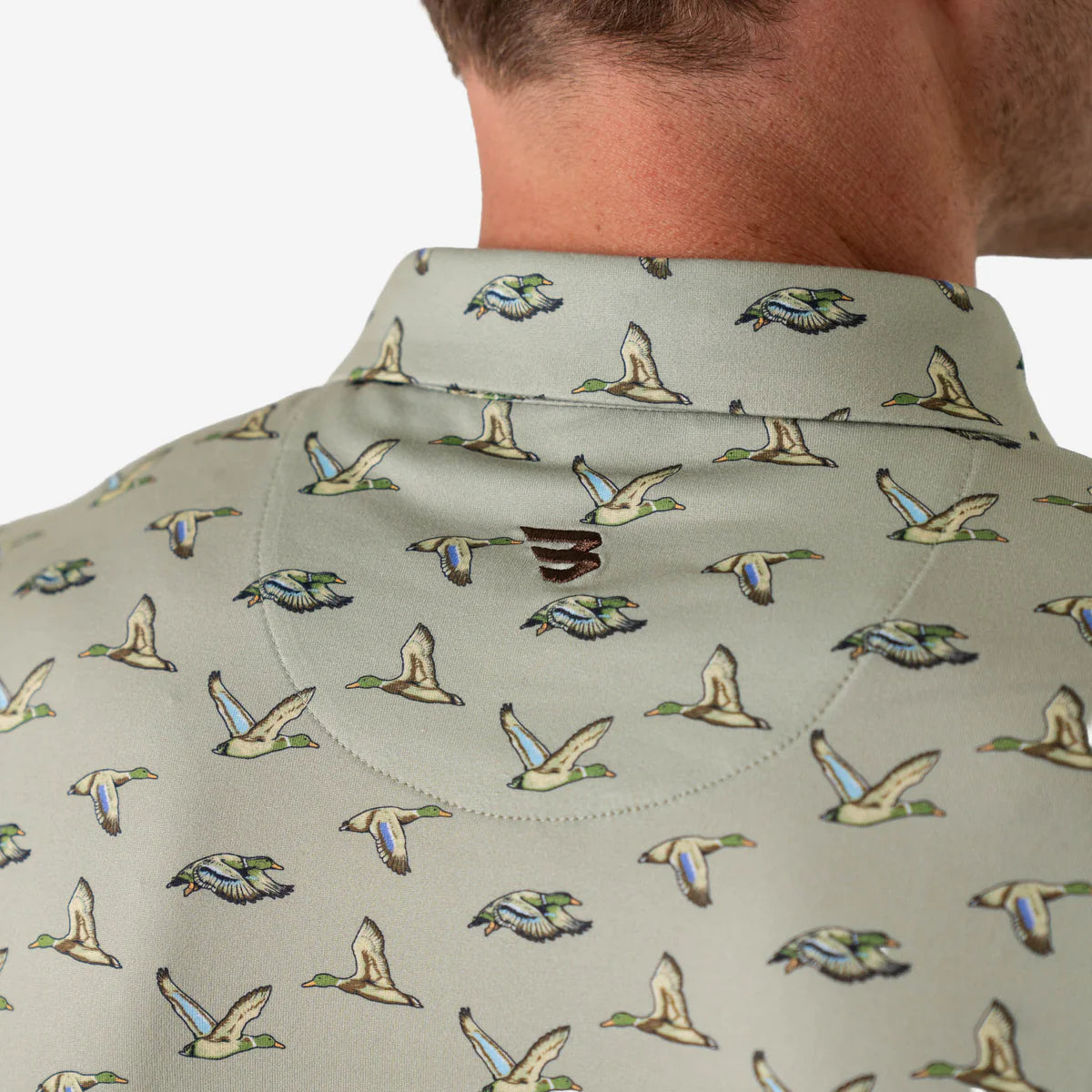 Performance Polo - Flying Ducks Green