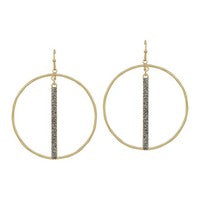 Reagan Hematite Earrings