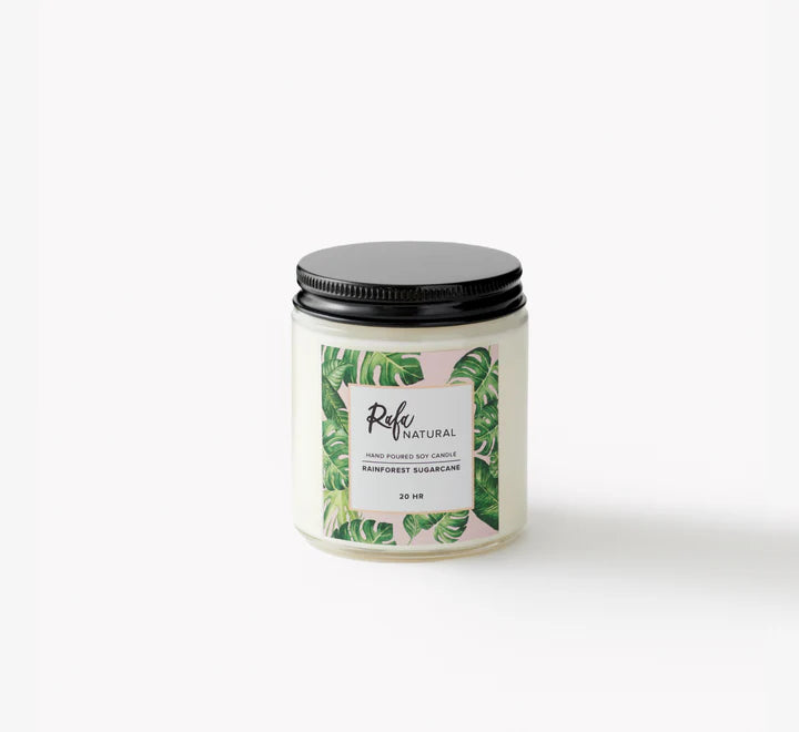 Rainforest Sugarcane 20hr Candle
