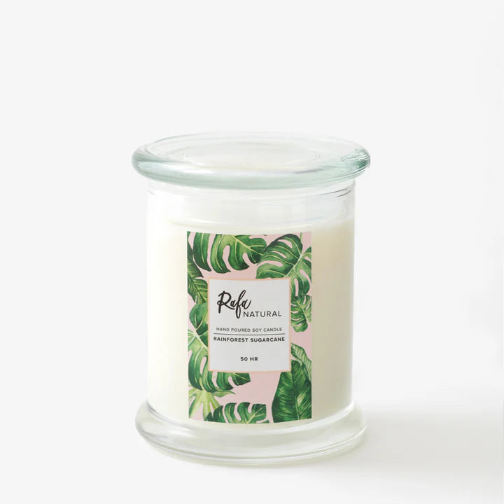 Rainforest Sugarcane 50hr Candle