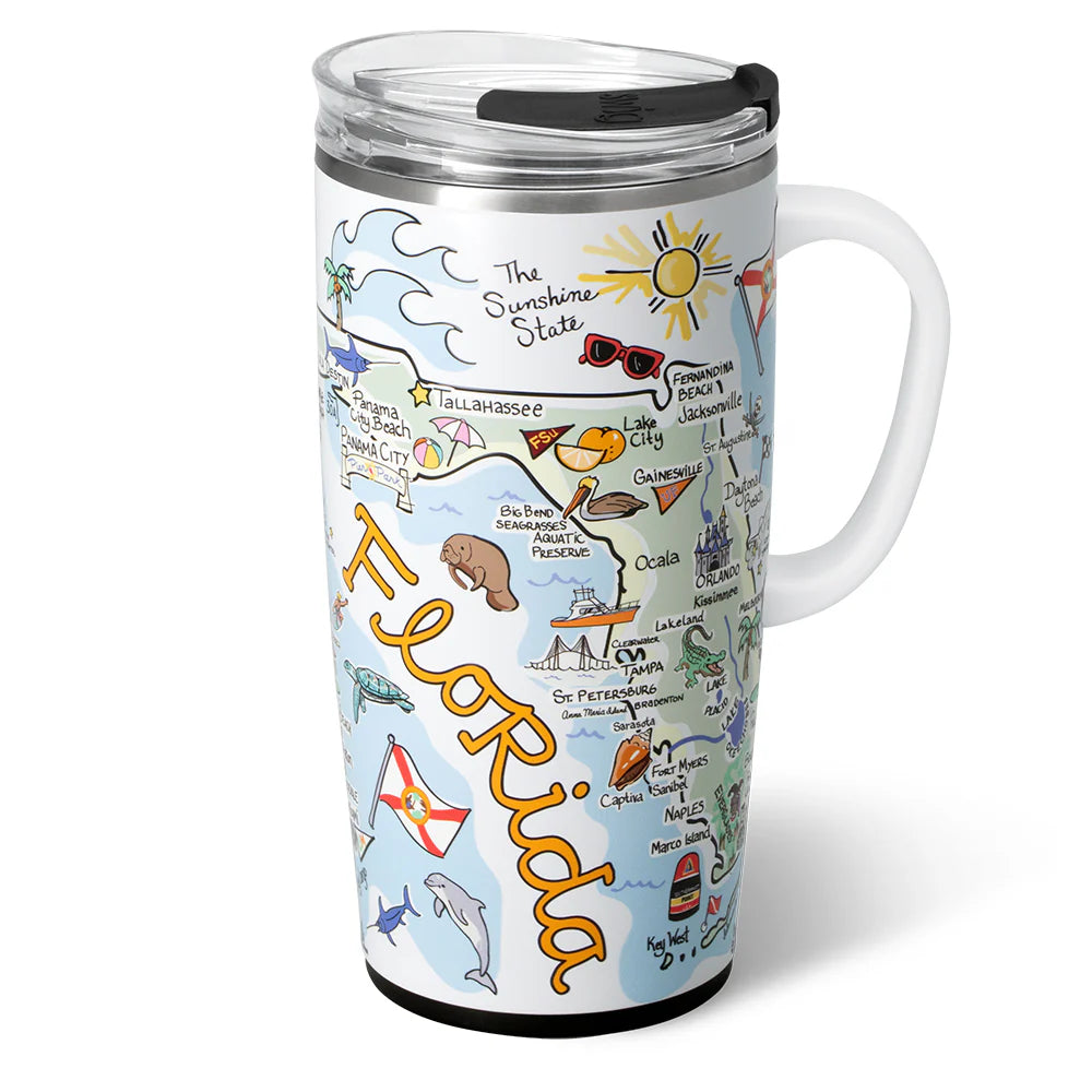 Florida Travel Mug-22 oz