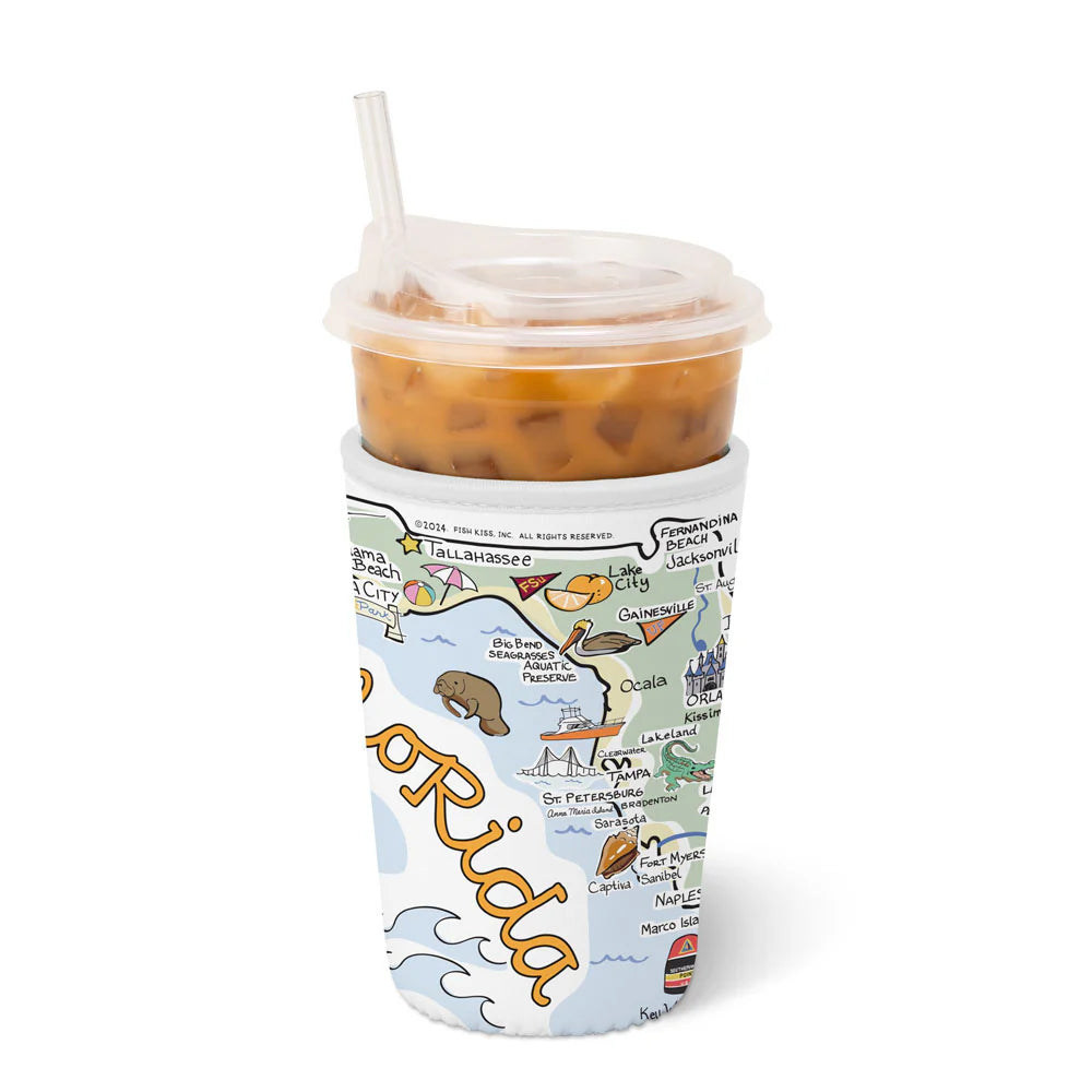 Florida Iced Cup Coolie-22 oz