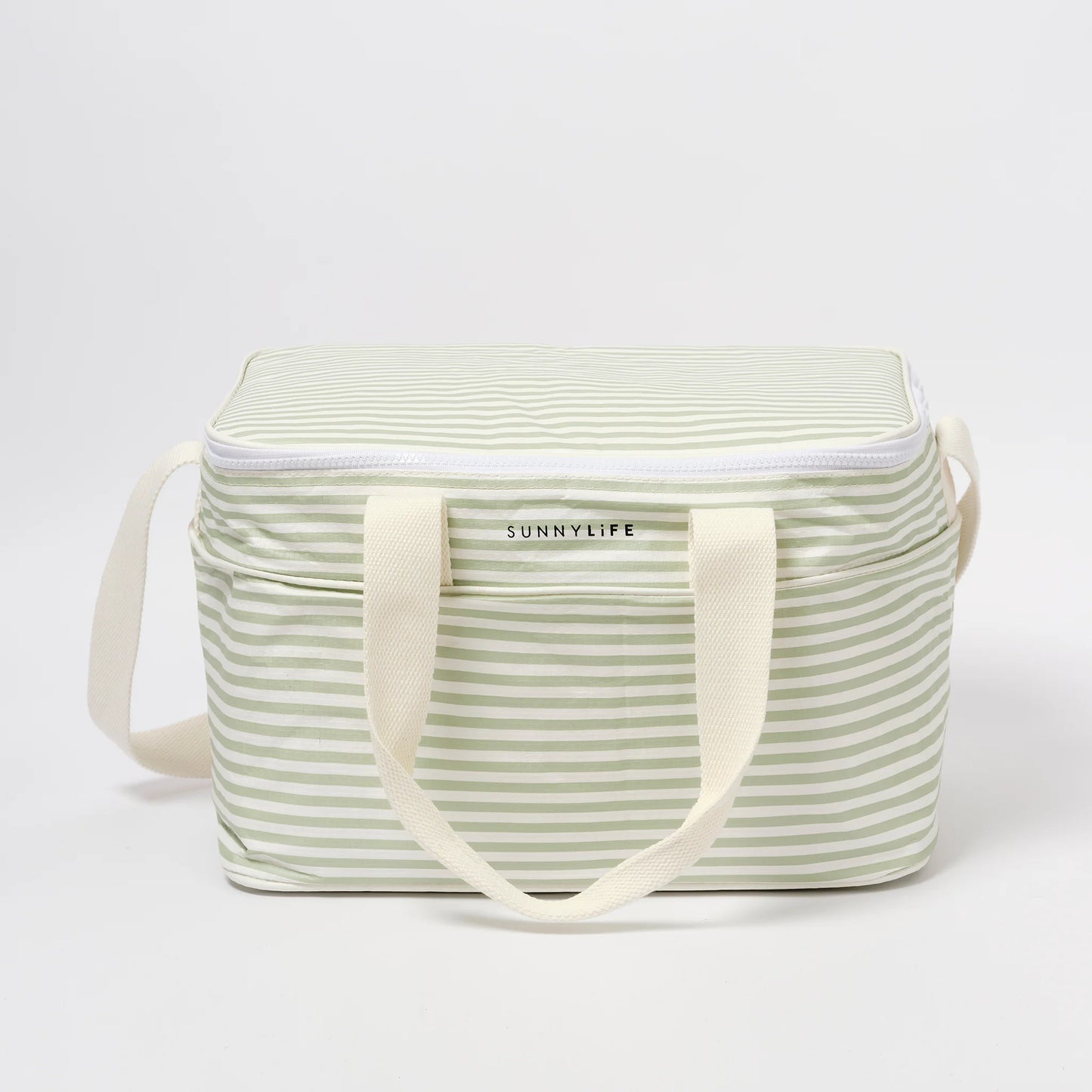 Light Cooler Bag - La Palma Sage Stripe
