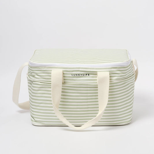 Light Cooler Bag - La Palma Sage Stripe