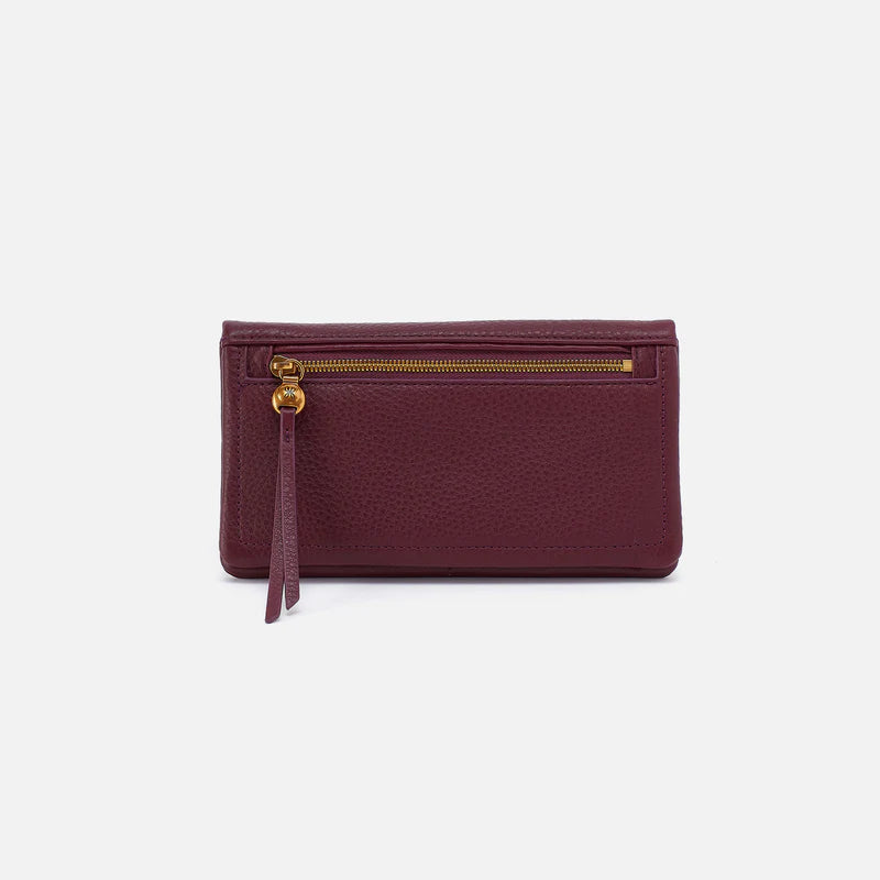 Lumen Continental Wallet-Mulberry Glaze