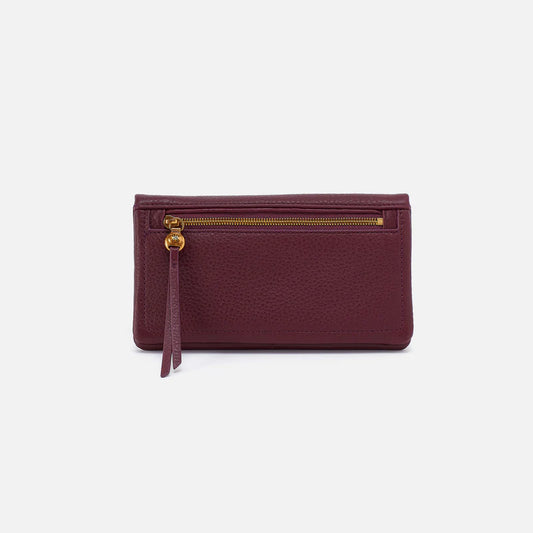 Lumen Continental Wallet-Mulberry Glaze