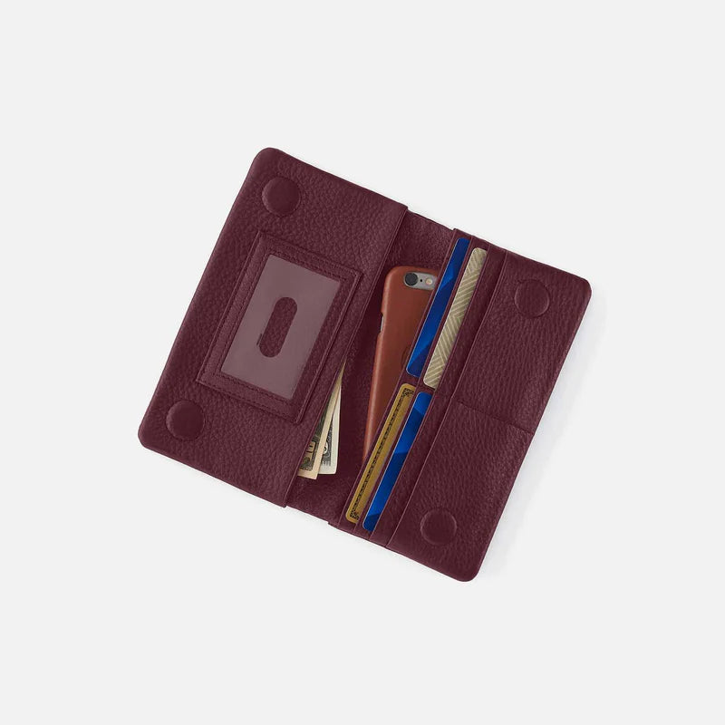 Lumen Continental Wallet-Mulberry Glaze