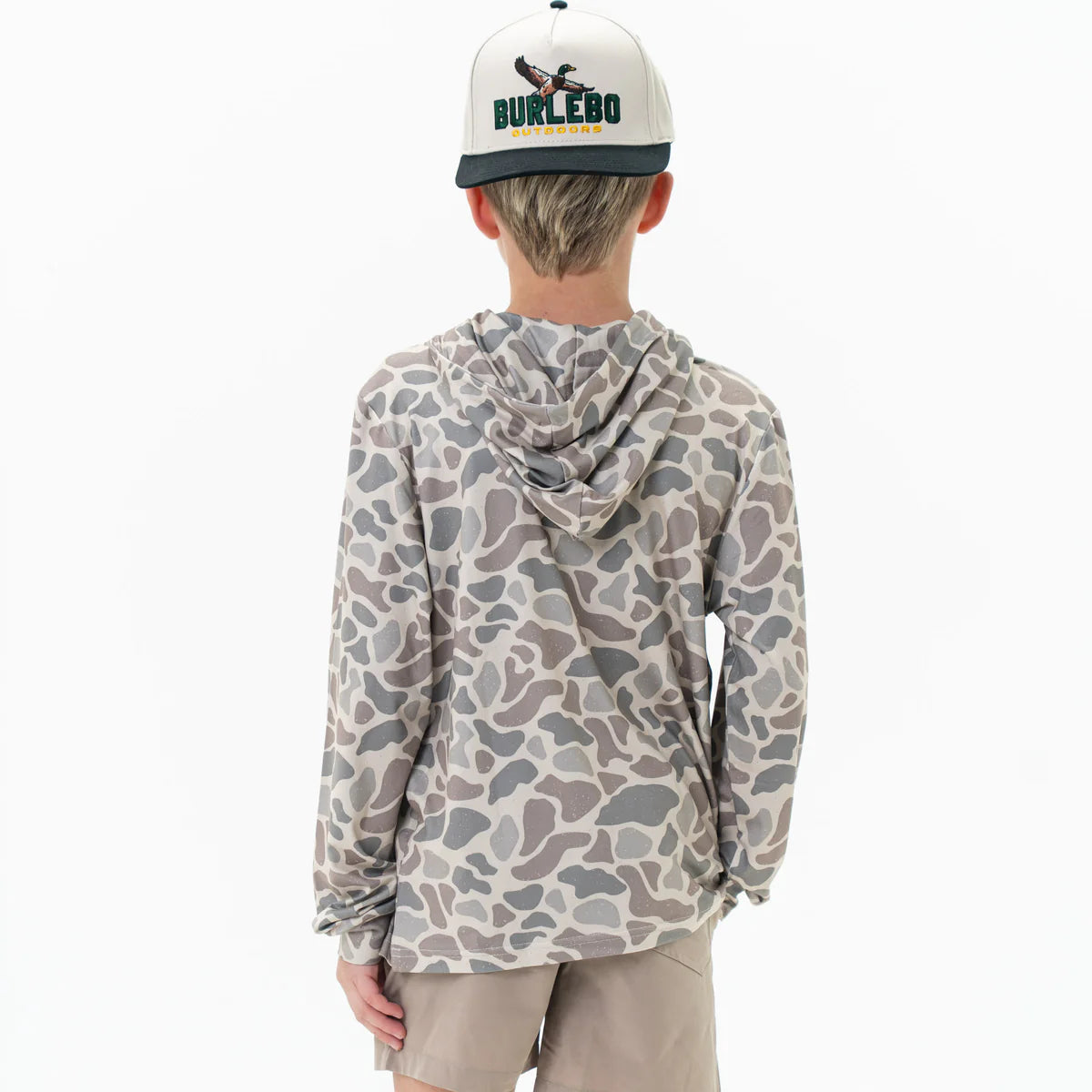 Youth Performance Hoodie - Classic Deer Camo