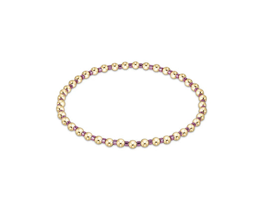 Hope Grateful Bracelet- Pink Metallic