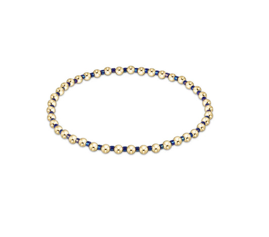 Hope Grateful Bracelet- Blue Metallic