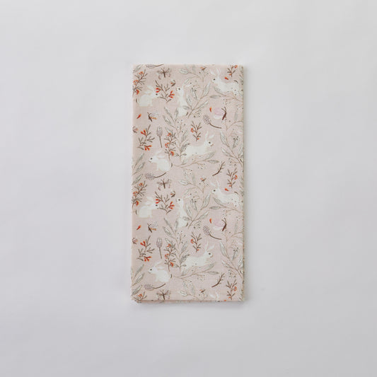 Frolicking Bunnies - Blush Dishtowel