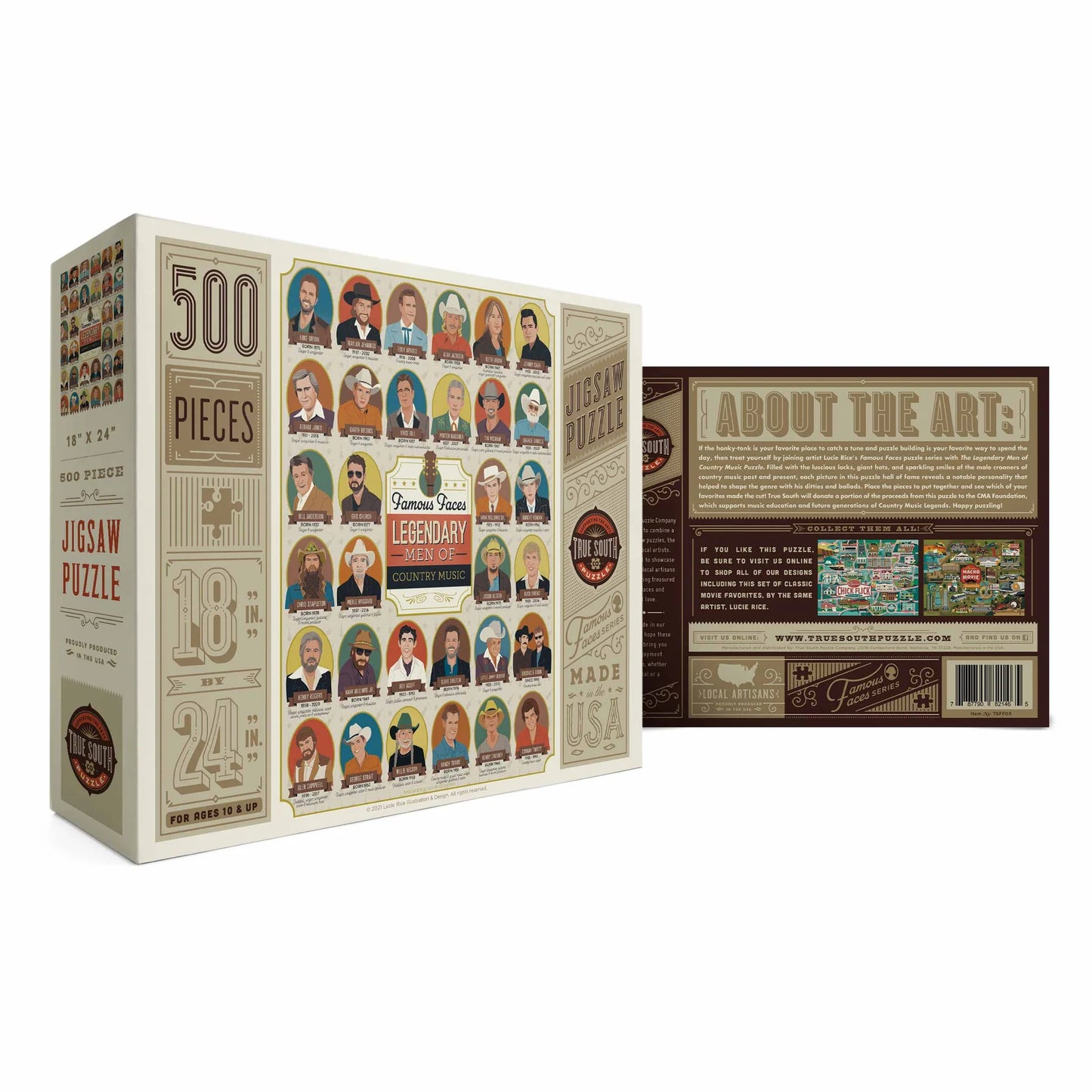 Legendary Men of Country Music Puzzle