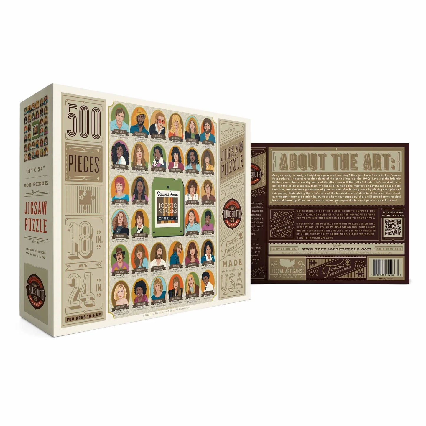 Iconic Singers of the 1970s Puzzle