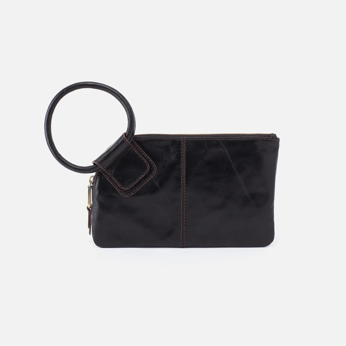 Sable Wristlet in Polished Leather