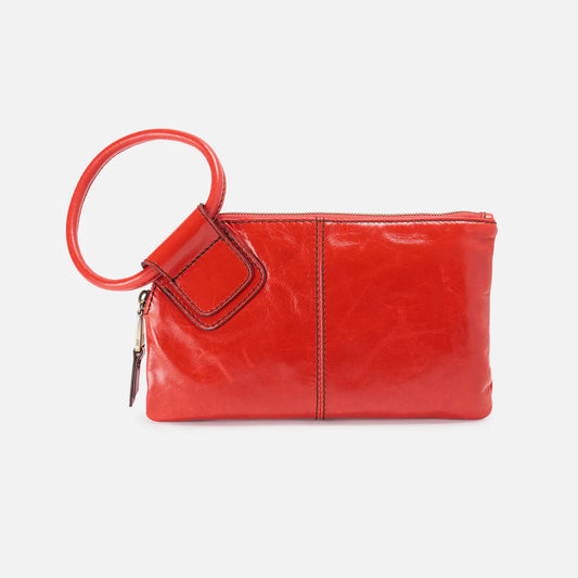 Sable Wristlet in Polished Leather